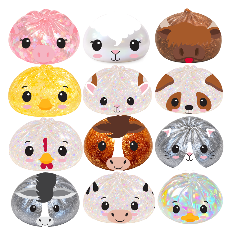 Fun Doh Farm Barnyard Squishy Dumpling Toy