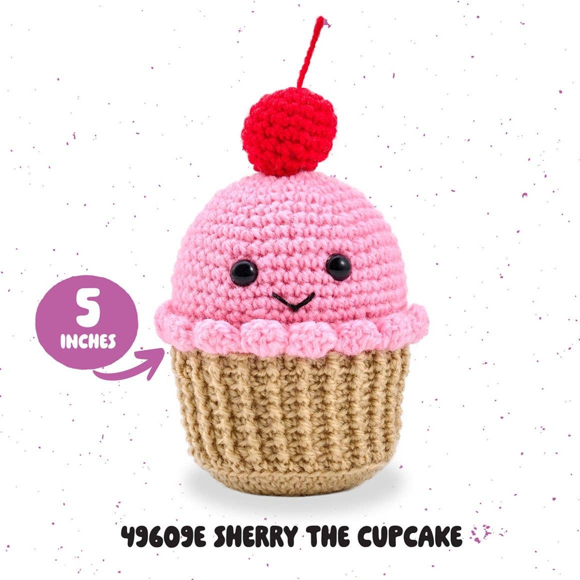 Bucilla ® Amigurumi Crochet Kit - Sherry the Cupcake 5"