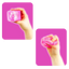 Fun Doh Squish & Squeeze Sparkle Cube Fidget Toy