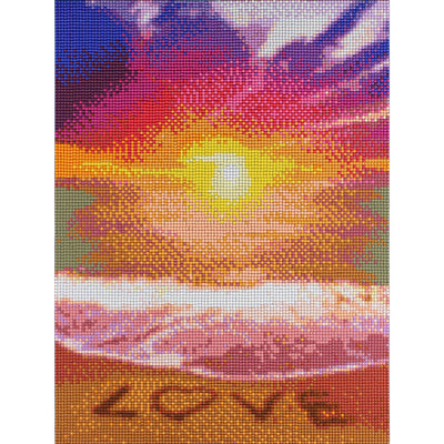 Love Sand Diamond Painting Kit