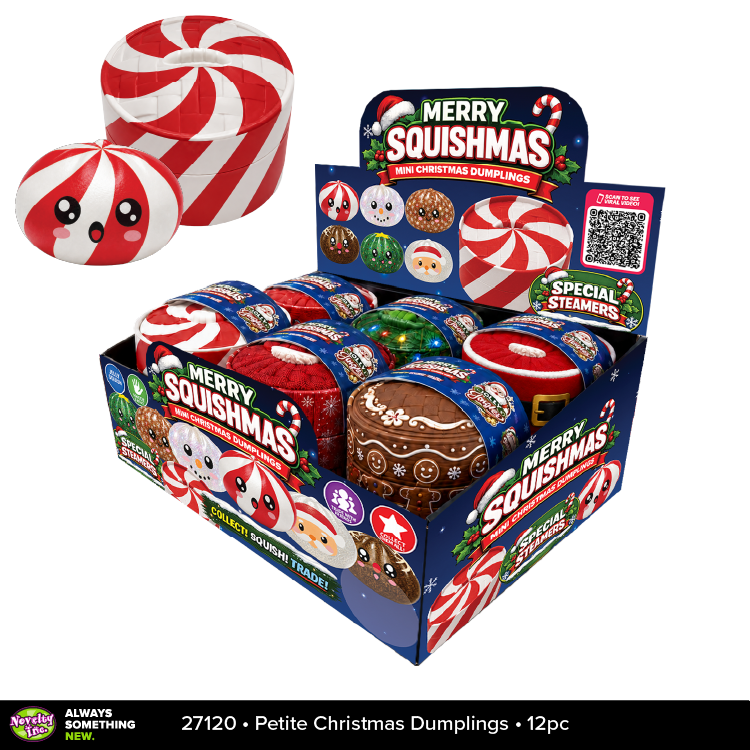 Fun Doh Petite Squishy Christmas Dumplings Toy
