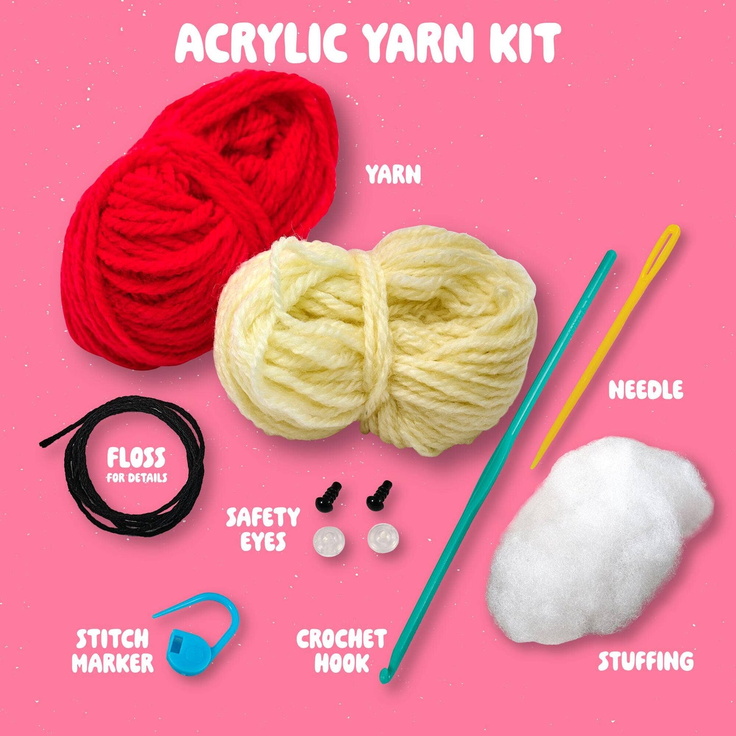 Bucilla ® Amigurumi Crochet Kit – Sprout the Mushroom 3"