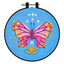 Bucilla ® Stamped Embroidery Kit - Energetic Butterfly 6"