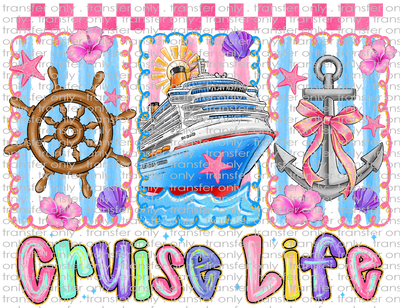 ADV 129 Cruise Life Anchor Ship Wheel