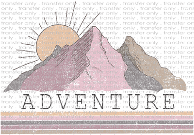 ADV 91 Sunset over Mountains