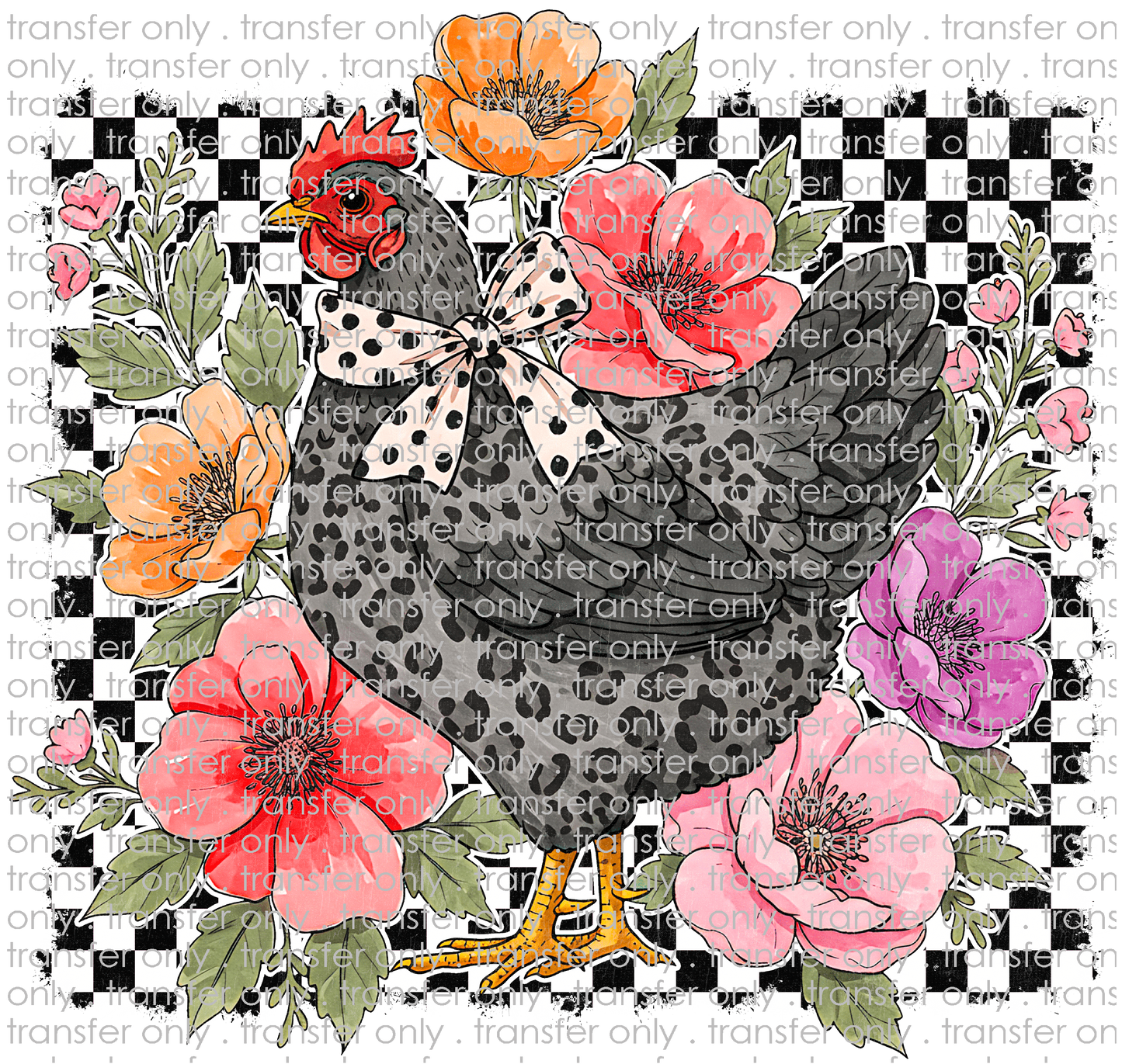 ANM 116 Flowers with Chicken