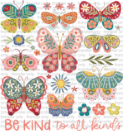 ANM 118 Boho Be Kind to all Kinds Butterflies