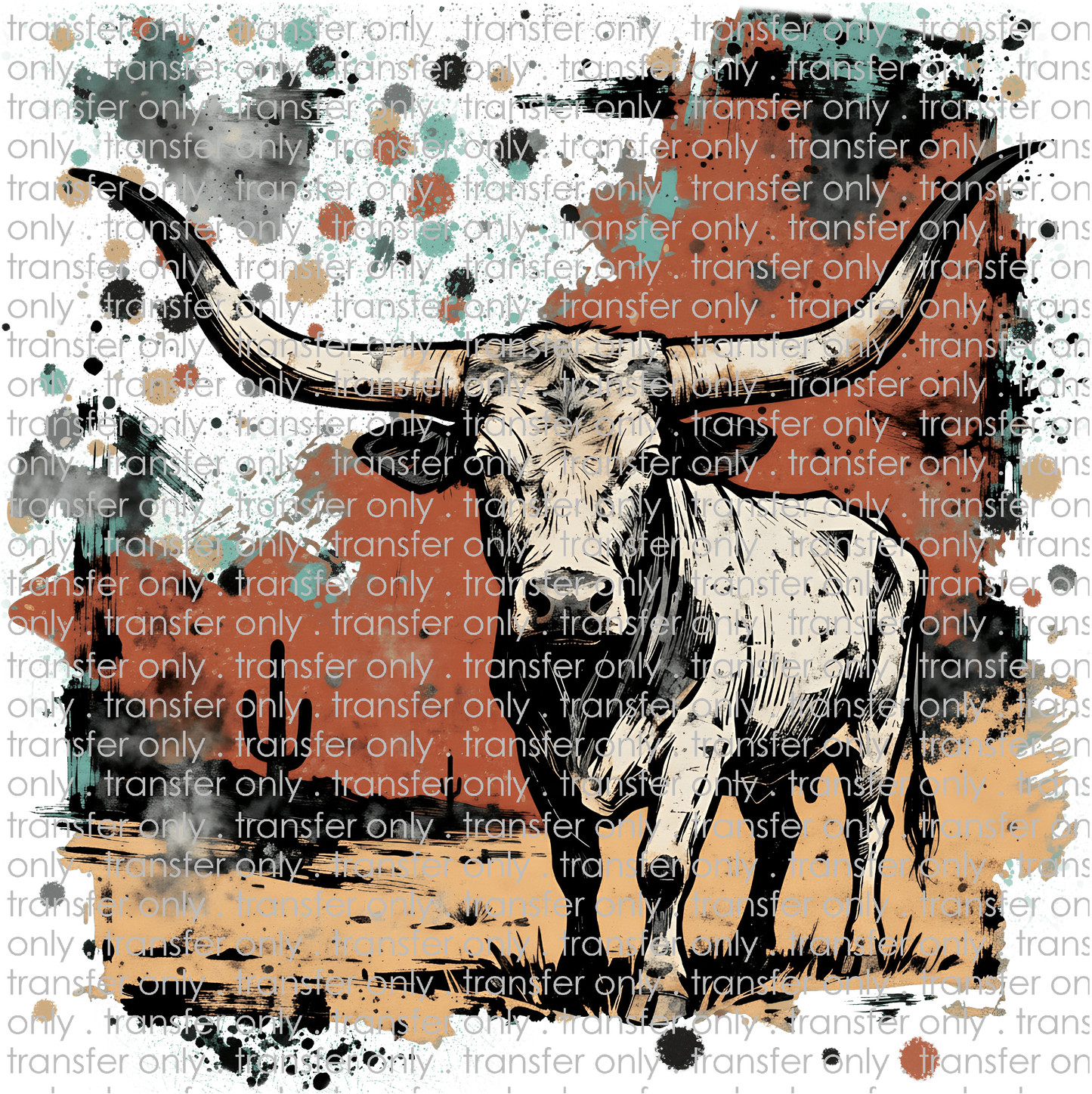 ANM 120 Painted Longhorn Splash