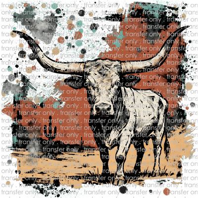 ANM 120 Painted Longhorn Splash