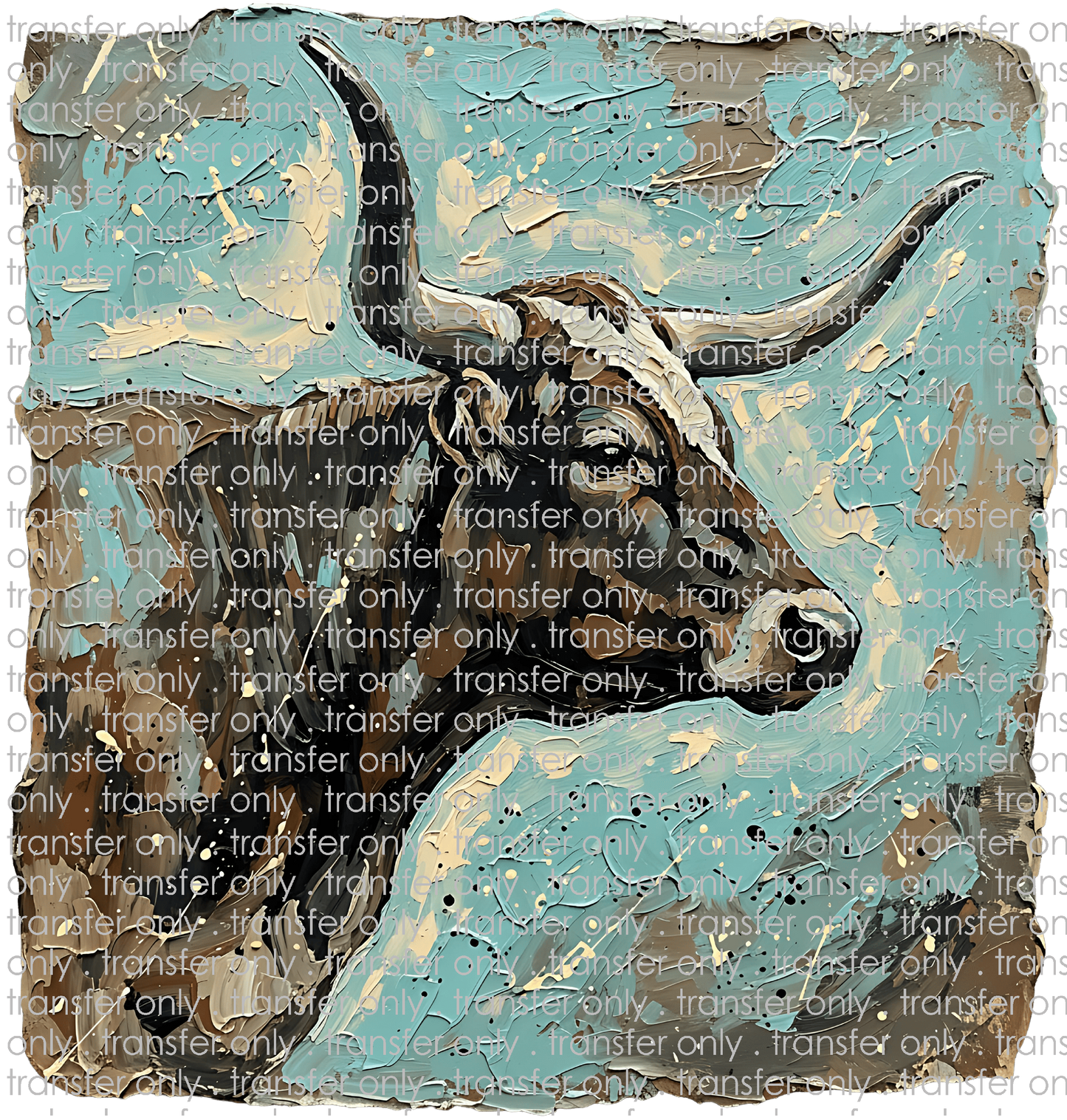 ANM 122 Blue Painted Longhorn