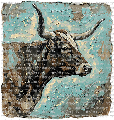 ANM 122 Blue Painted Longhorn