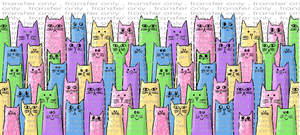 ANM UV 110 Cats with Glitter UV DTF 16oz Wrap