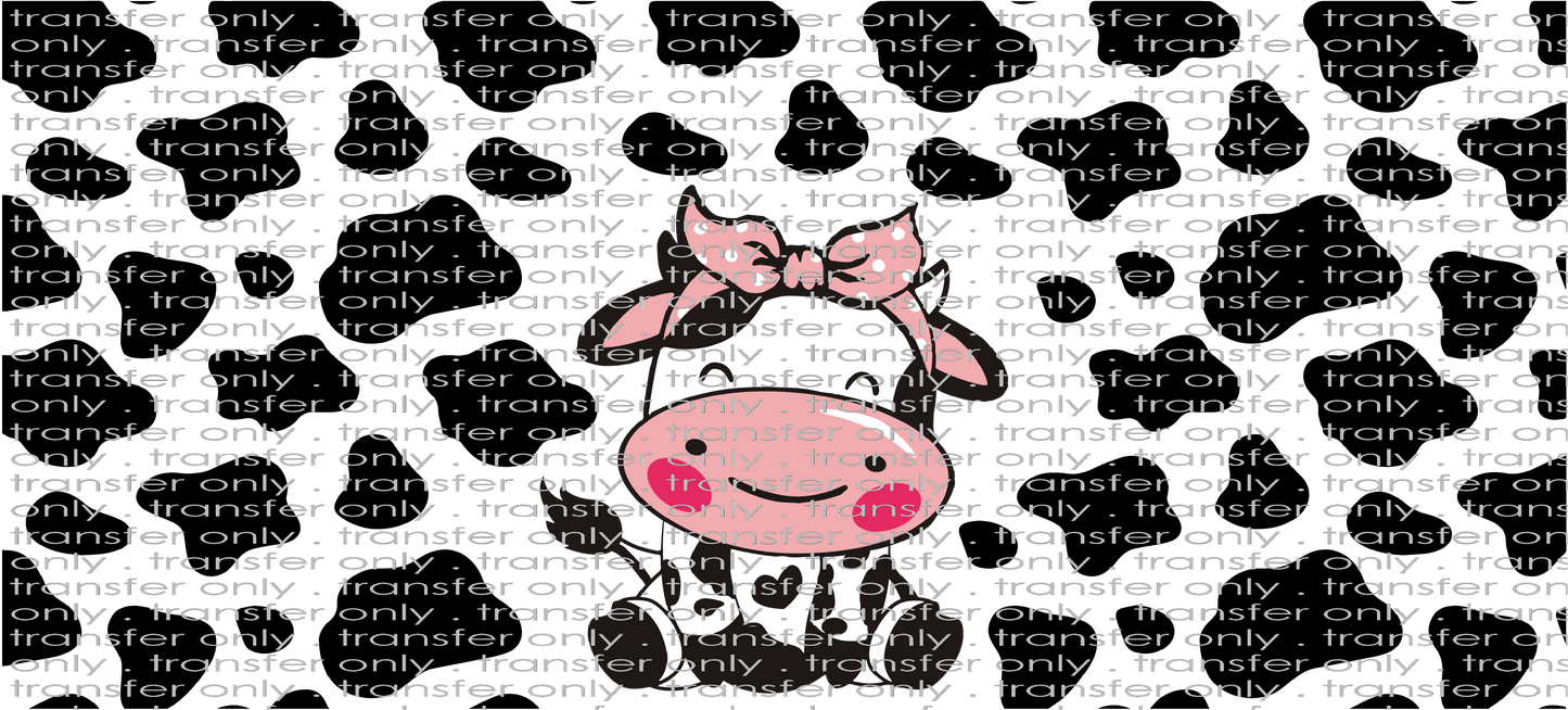 ANM UV 139 Cute Cow with Cow Print UV DTF 16oz Wrap