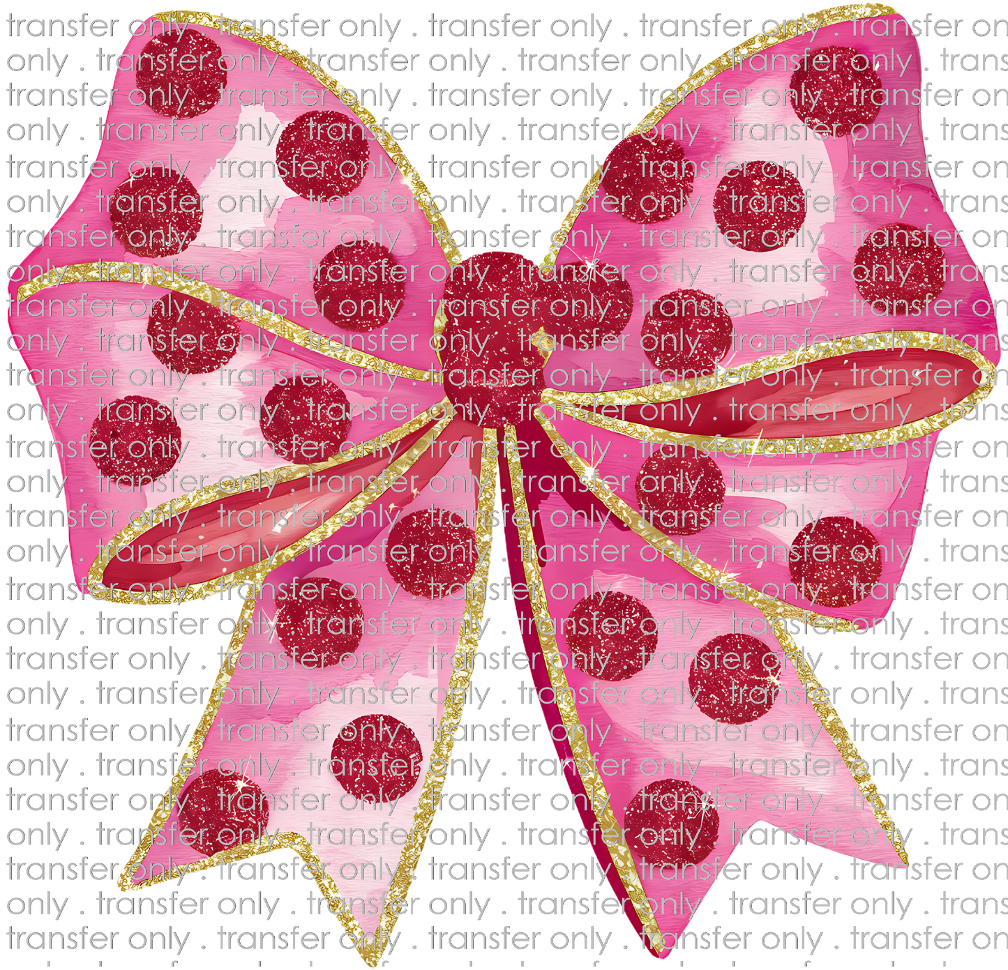 AWR 216 Breast Cancer Bow with Dots