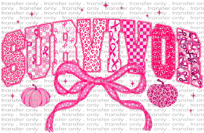 AWR 243 Survivor Ribbon with Pumpkins