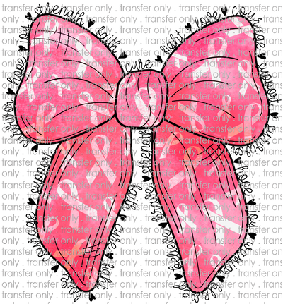 AWR 254 Pink Ribbon with Words of Strength