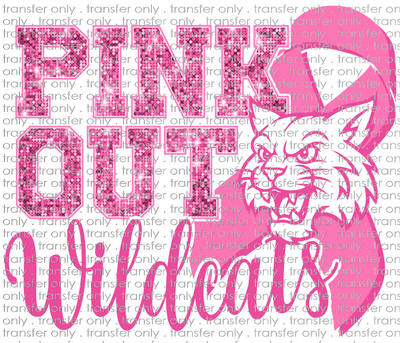 AWR 261 Pink Out Bling Wildcats