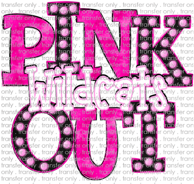 AWR 263 Pink Out Marquee Lights Wildcats