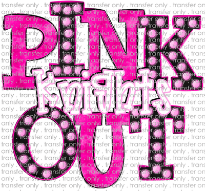 AWR 268 Pink Out Marquee Lights Knights