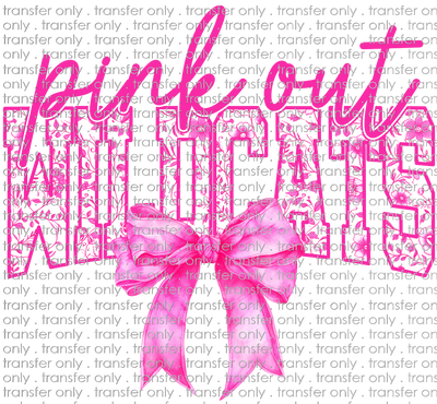 AWR 272 Pink Out Wildcats With Bow