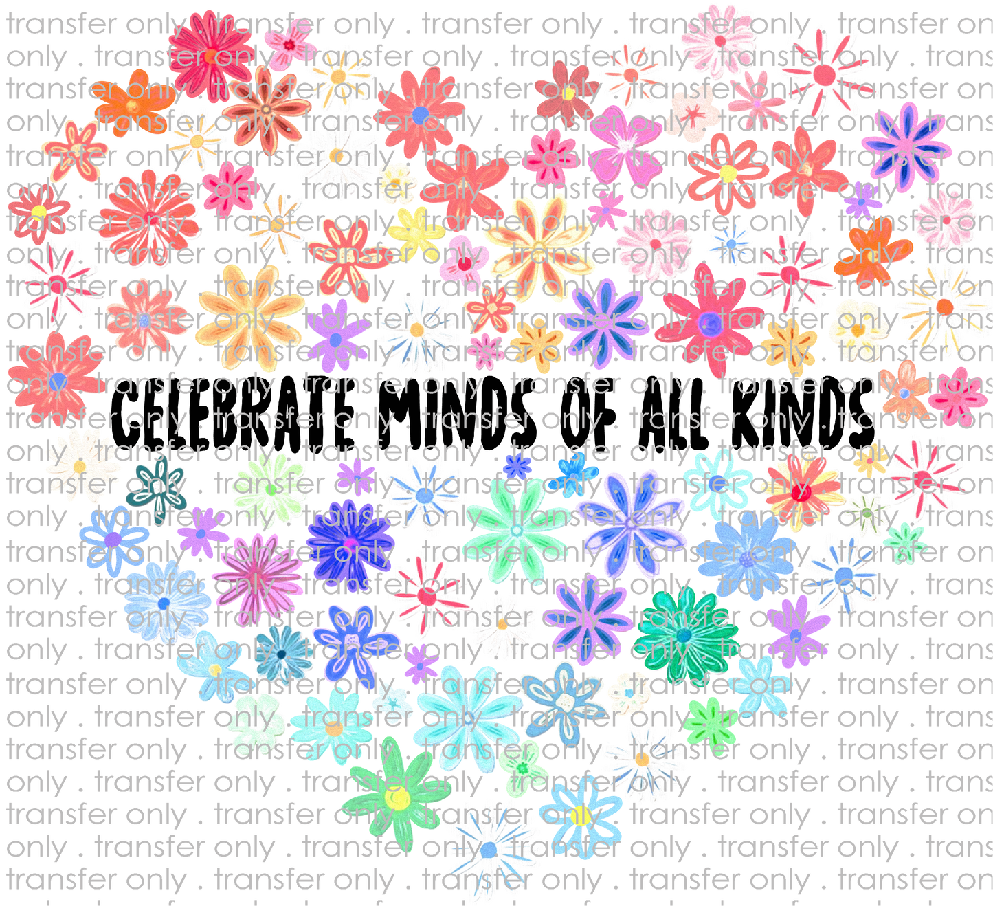 AWR 285 Celebrate Minds of All Kinds Heart of Flowers