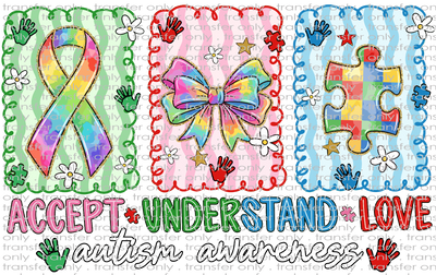 AWR 287 Autism Accept Understand Love Preppy