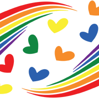 AWR UV 110 Pride Rainbow with Hearts UV DTF 16oz Wrap
