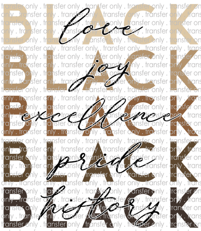 BH 138 Black Love, Joy, Excellence, Pride