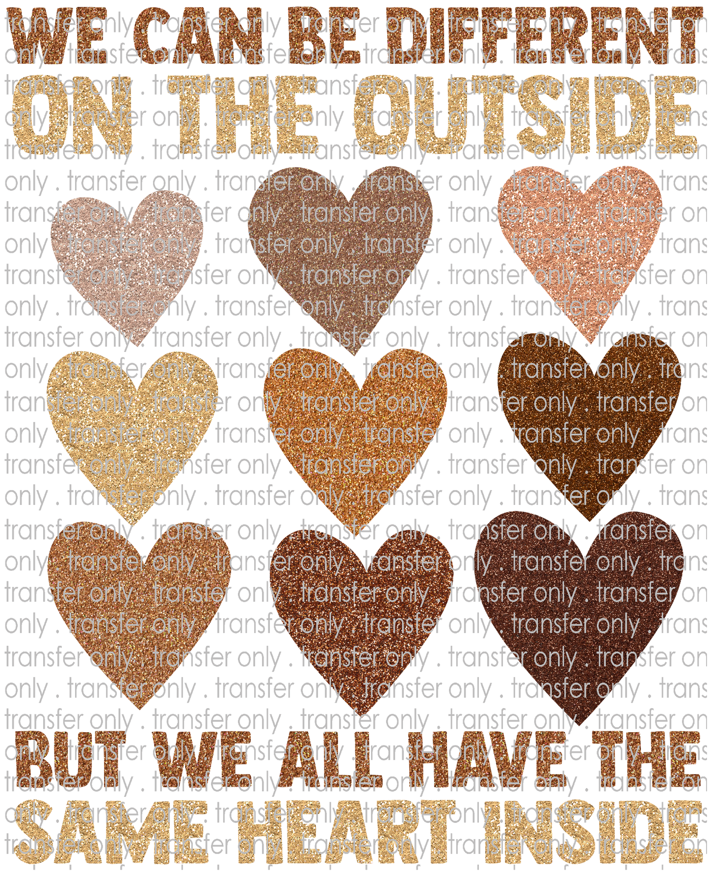 BH 148 We Can Be Different Hearts