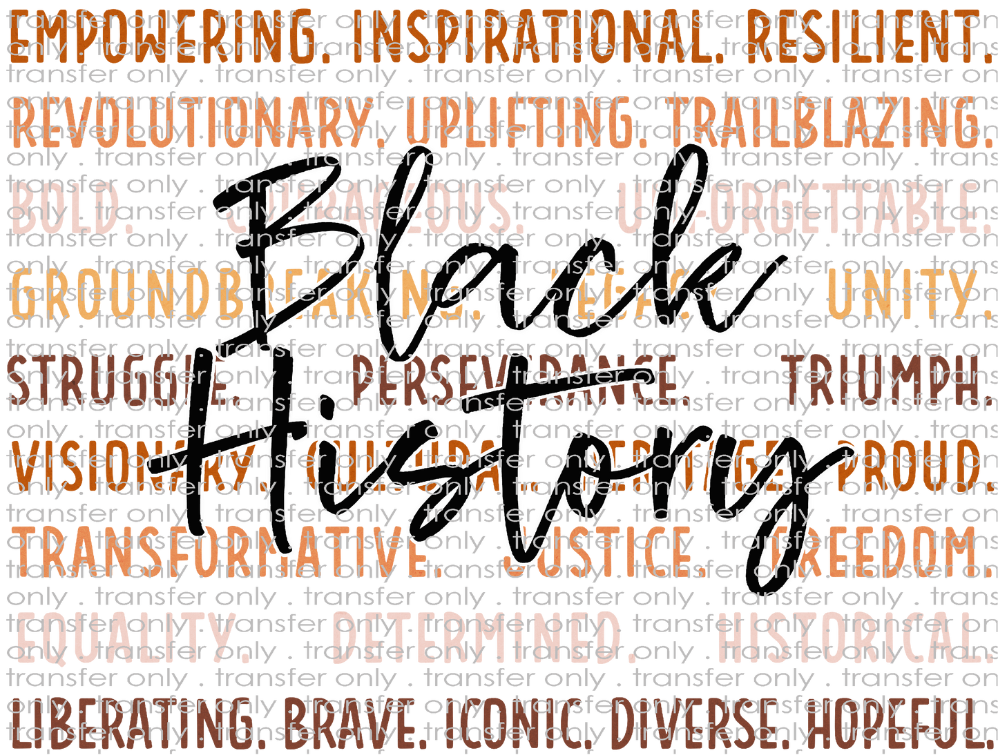 BH 151 Black History Power Words