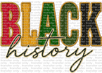 BH 153 Black History Crochet