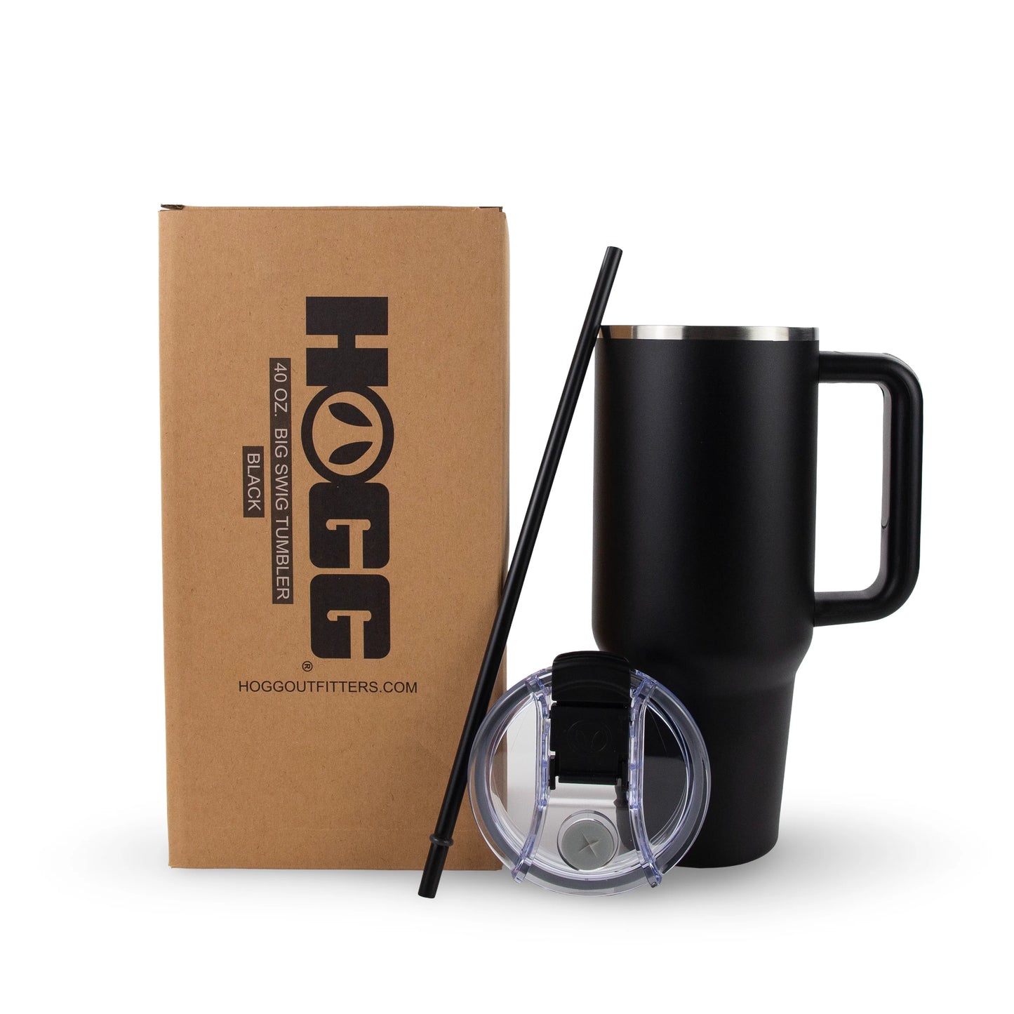 40oz Powder Coated Big Swig Tumbler-HOGG