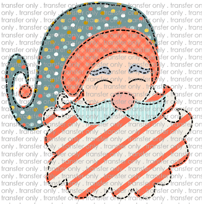 CHR 1016 Whimsy Santa Striped Beard