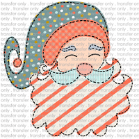 CHR 1016 Whimsy Santa Striped Beard