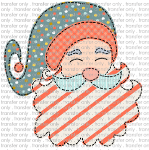 CHR 1016 Whimsy Santa Striped Beard