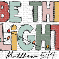 CHR 1033 Be the Light Matthew 5 14
