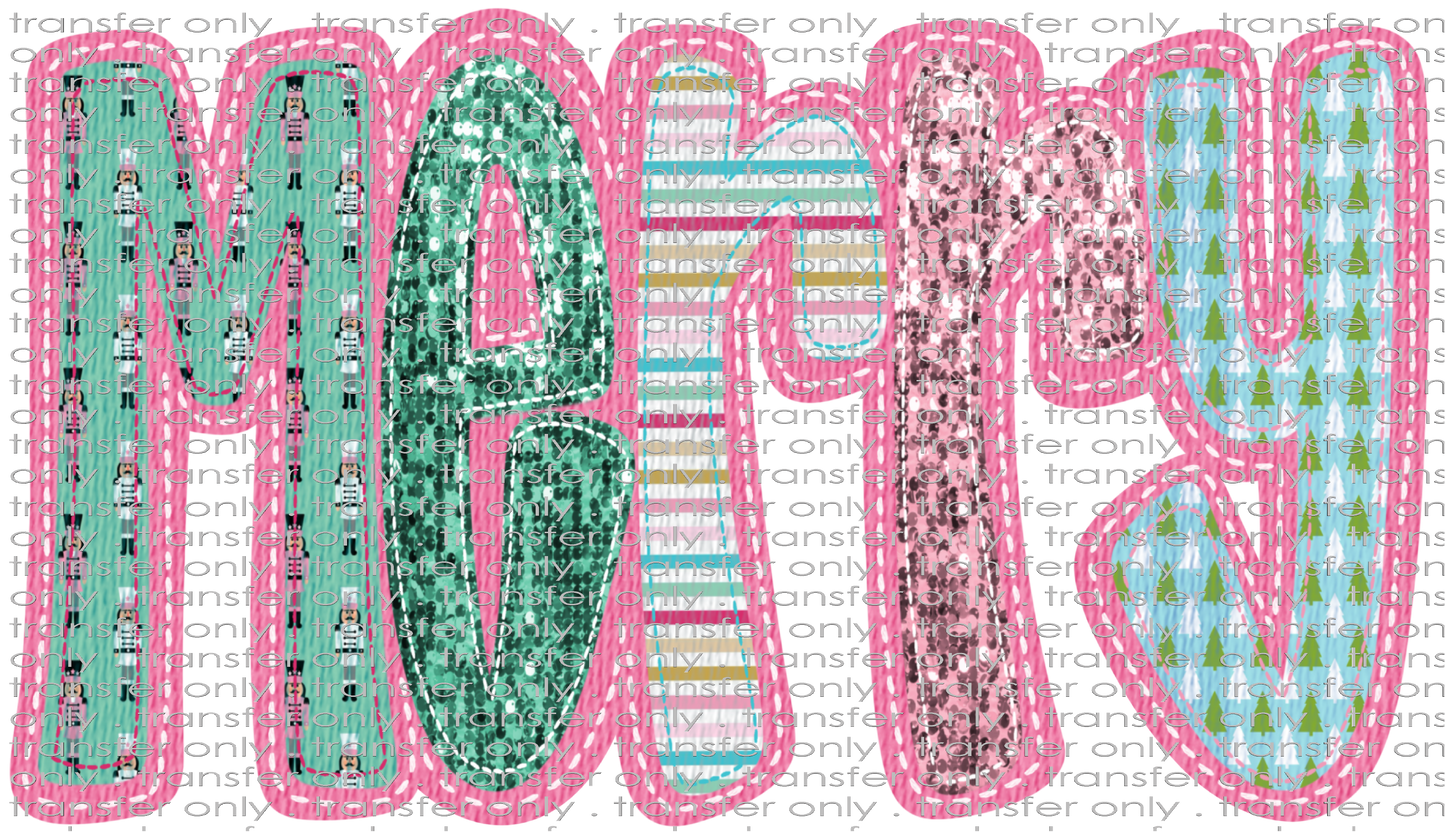 CHR 1048 Merry Pink and Teal