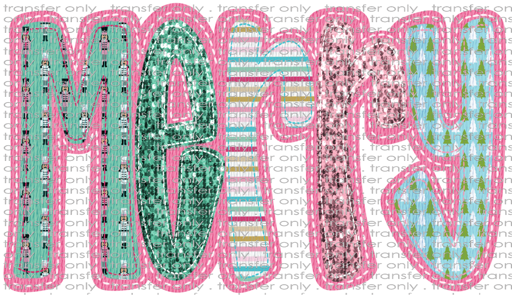 CHR 1048 Merry Pink and Teal