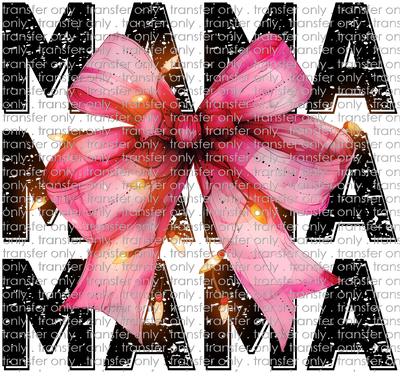 CHR 1081 Mama Bow with Christmas Lights