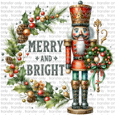 CHR 1101 Nutcracker Holding Wreath