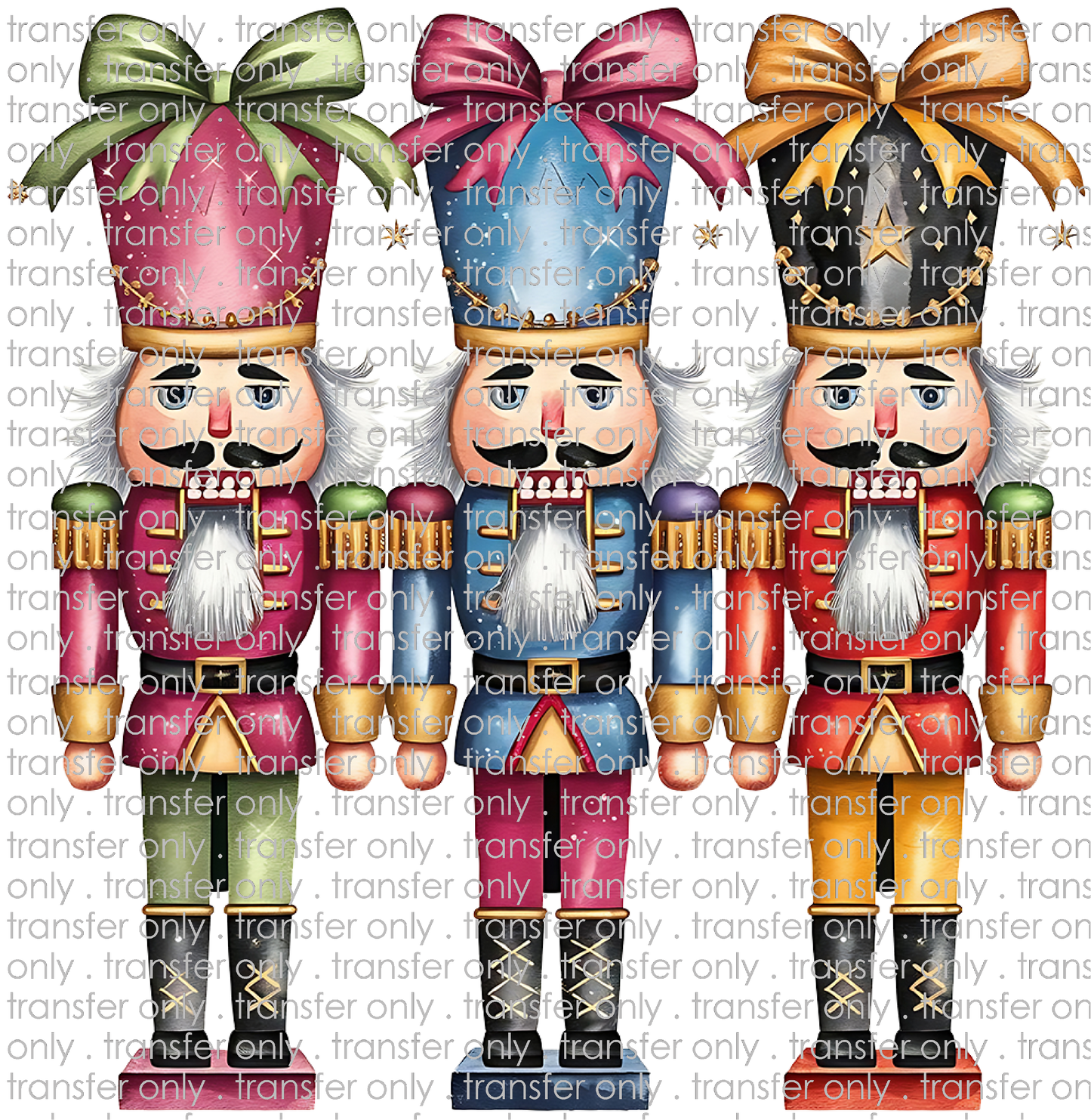 CHR 1127 Nutcrackers with Bows on Hats