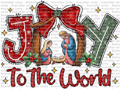 CHR 1145 Joy to the World Nativity Scene