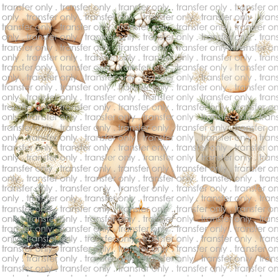 CHR 1157 Rustic Christmas with Bows