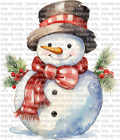 CHR 1231 Watercolor Snowman