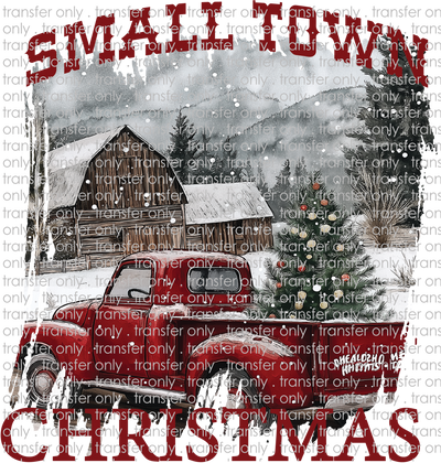 CHR 1241 Small Town Christmas Red Truck