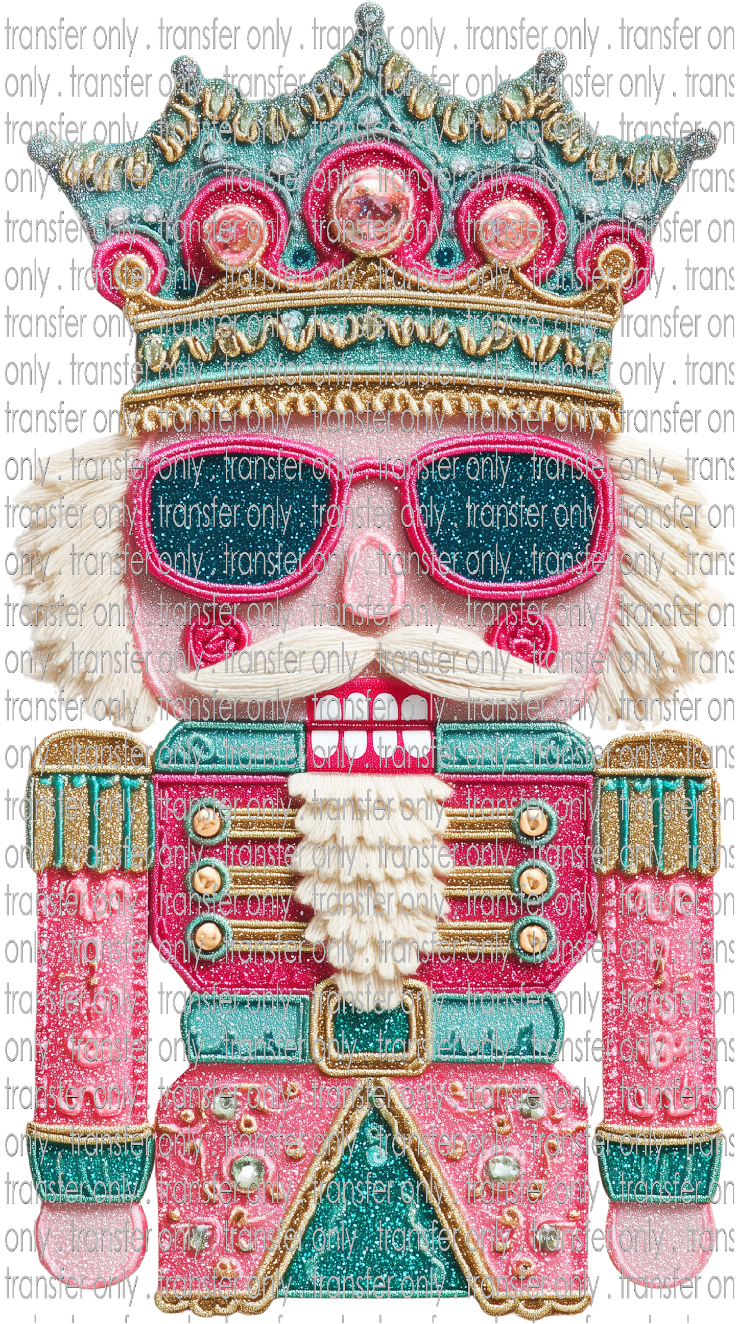 CHR 1279 Nutcracker Patchwork Glitter