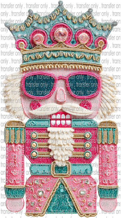 CHR 1279 Nutcracker Patchwork Glitter