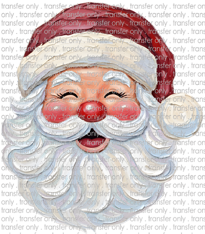 CHR 1283 Painted Santa with Texture Look