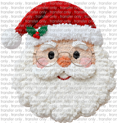 CHR 1286 Crochet Santa with Holly on Hat