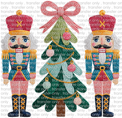 CHR 1297 2 Nutcrackers with Tree
